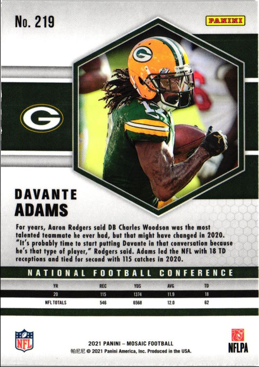 2021 Panini Mosaic Davante Adams