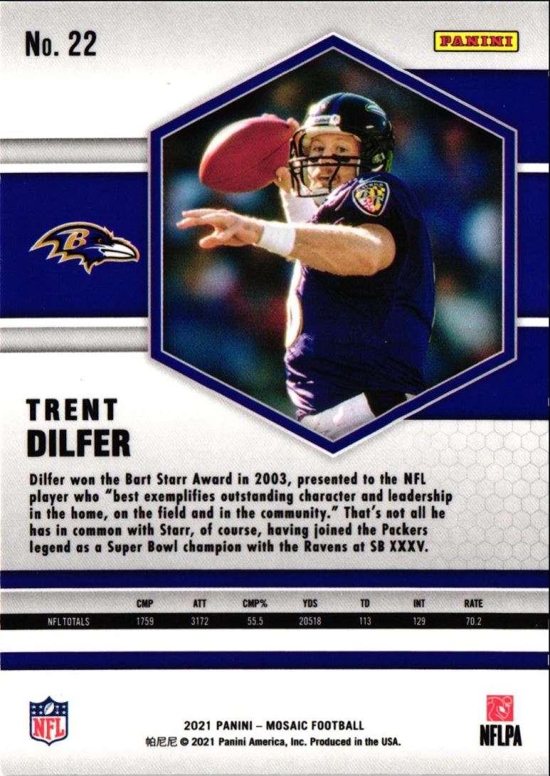 2021 Panini Mosaic Trent Dilfer