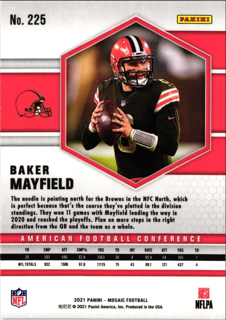 2021 Panini Mosaic Baker Mayfield