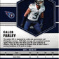 2021 Panini Mosaic Caleb Farley
