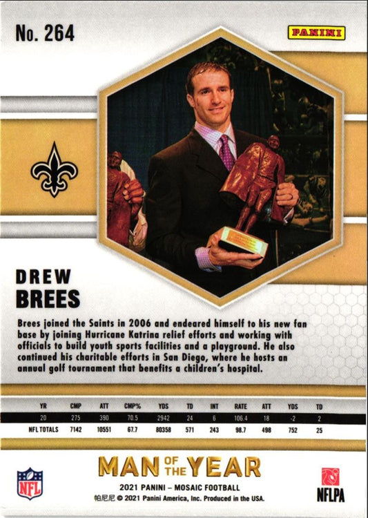 2021 Panini Mosaic Drew Brees