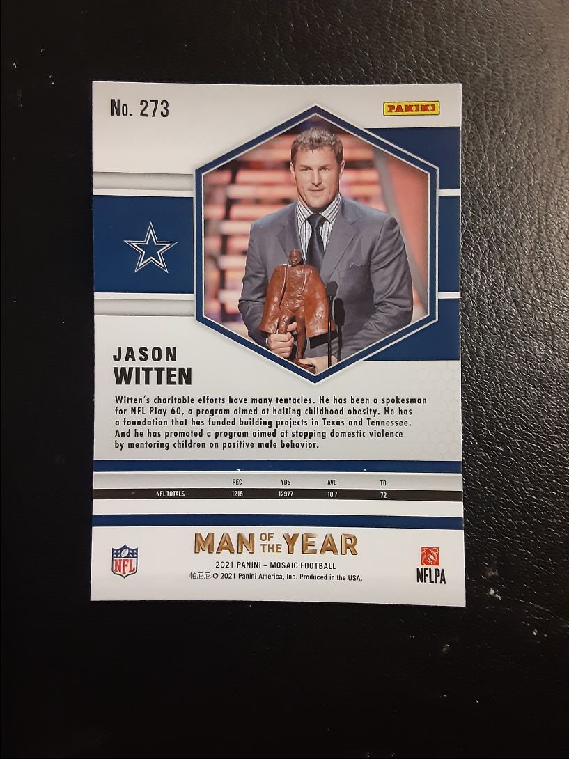 2021 Panini Mosaic Jason Witten