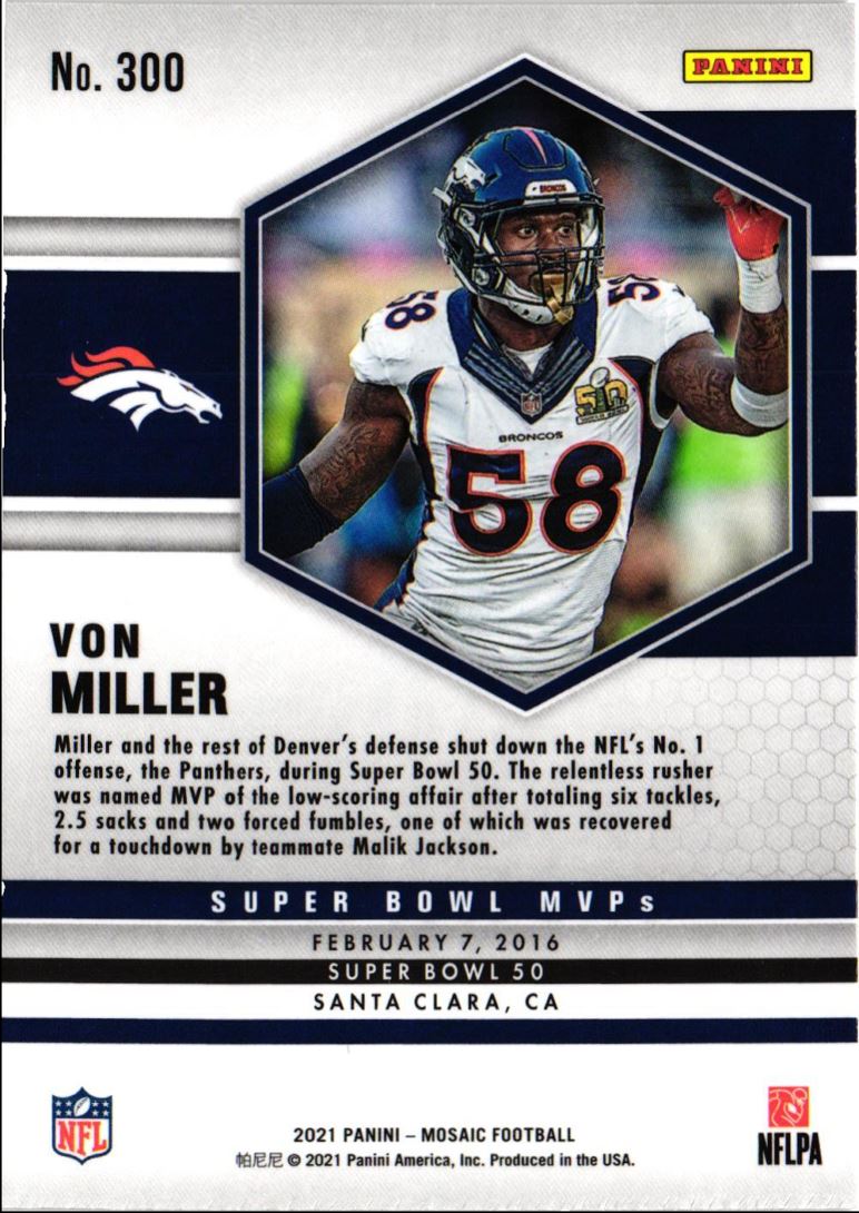 2021 Panini Mosaic Von Miller