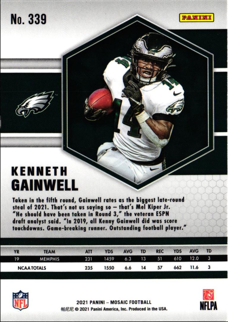 2021 Panini Mosaic Kenneth Gainwell