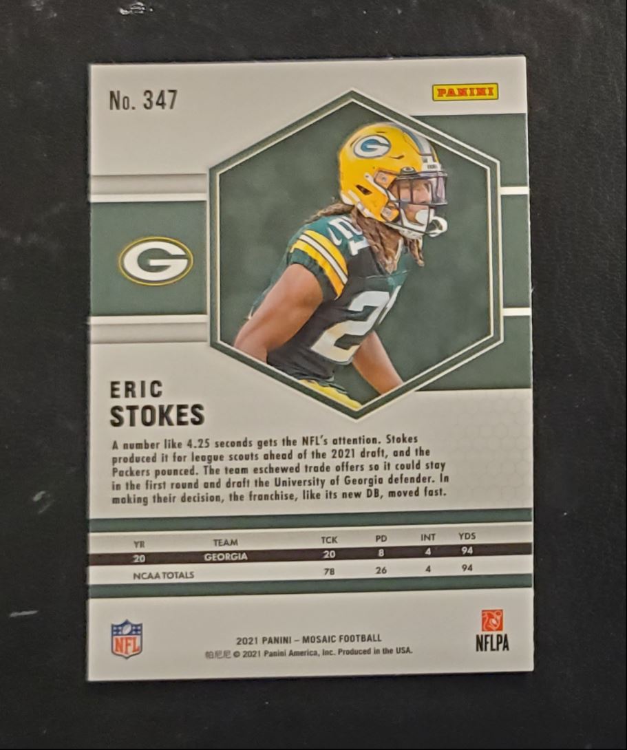 2021 Panini Mosaic Eric Stokes