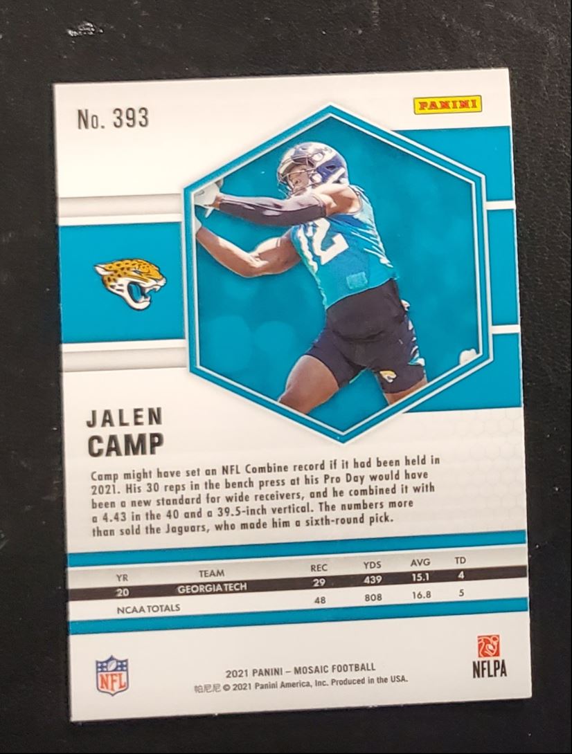 2021 Panini Mosaic Jalen Camp