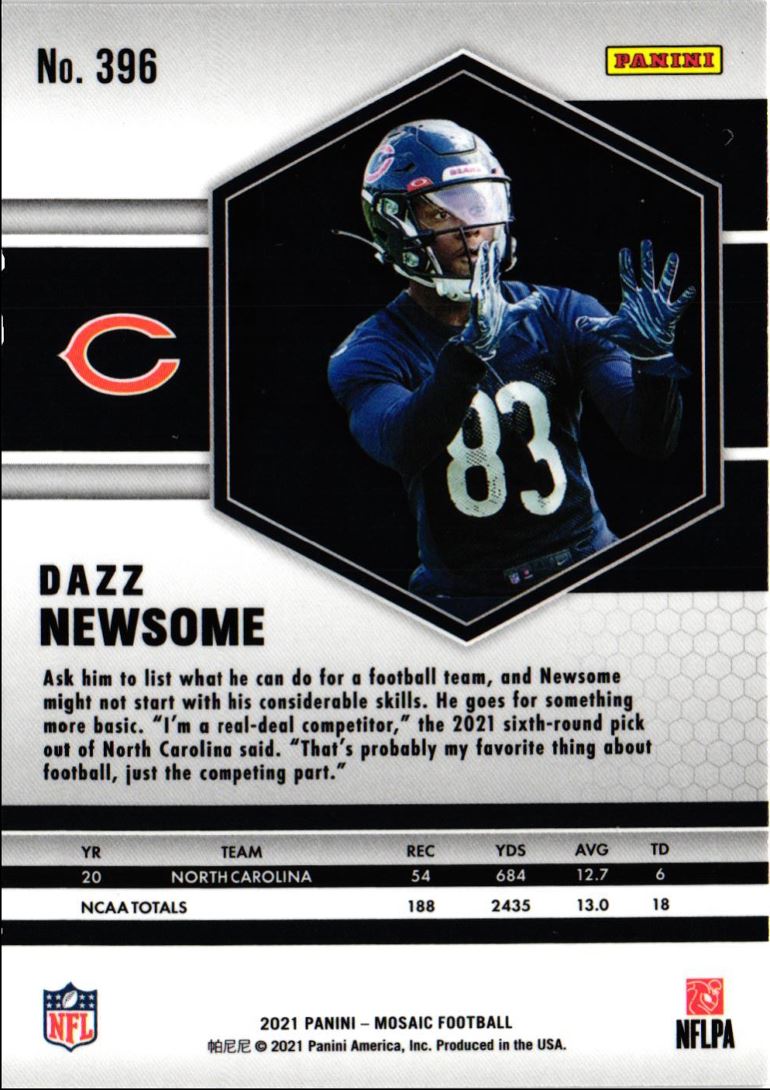 2021 Panini Mosaic Dazz Newsome