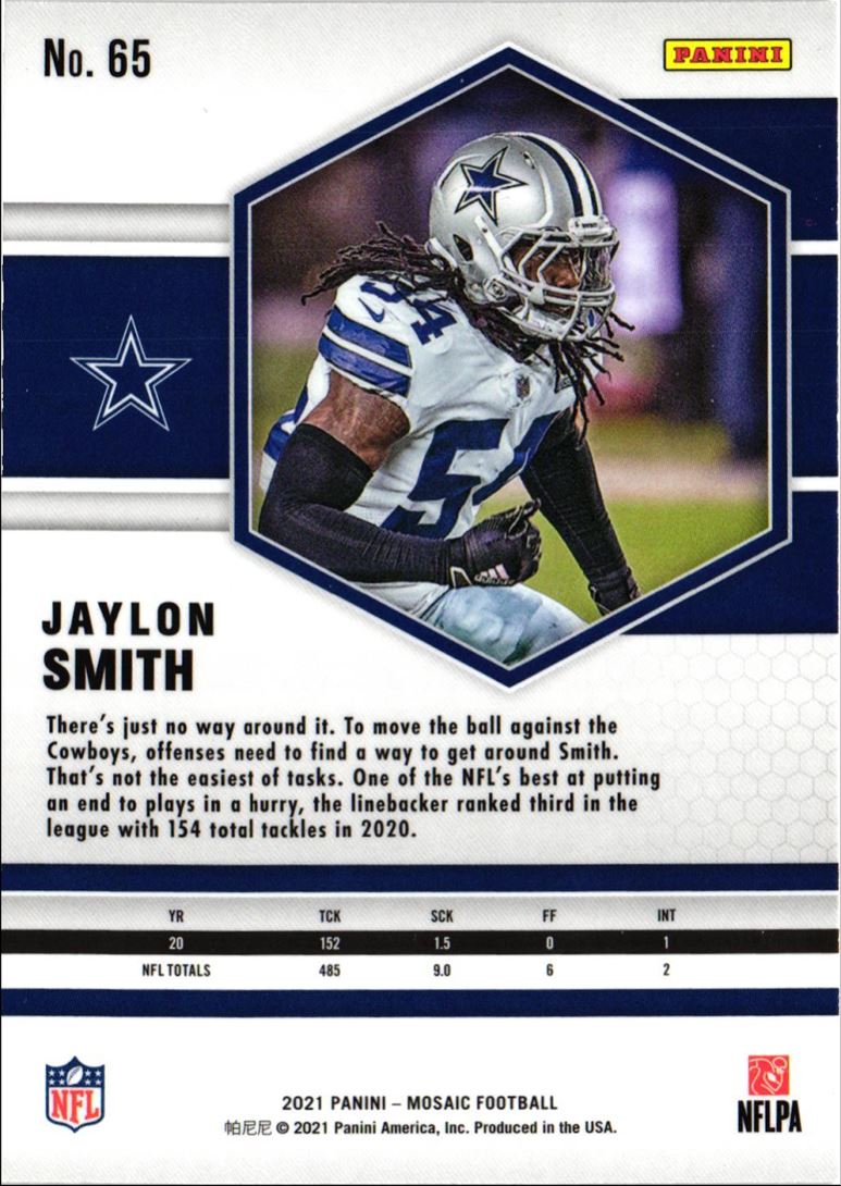 2021 Panini Mosaic Jaylon Smith