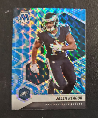 2021 Panini Mosaic Blue Reactive Jalen Reagor