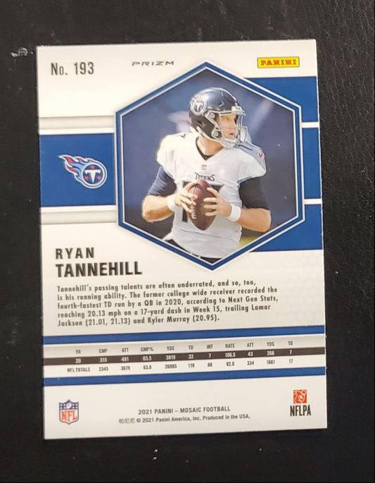 2021 Panini Mosaic Blue Reactive Ryan Tannehill