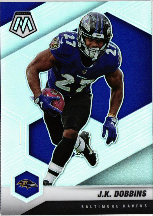 2021 Panini Mosaic Silver Prizm J.K. Dobbins