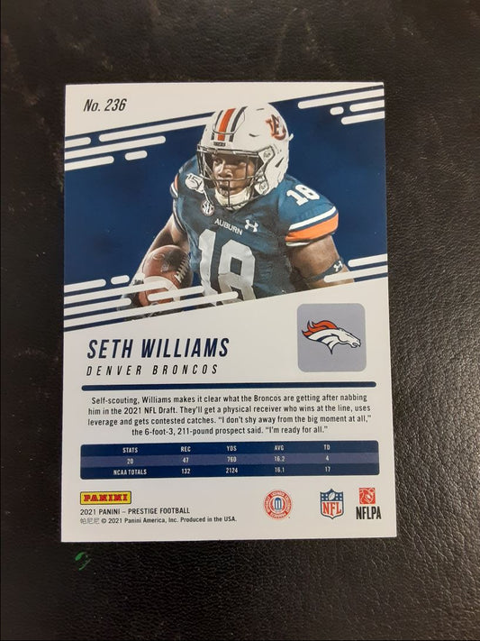 2021 Panini Prestige Seth Williams