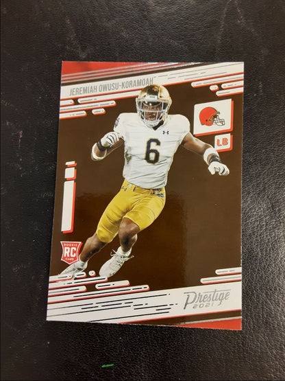 2021 Panini Prestige Jeremiah Owusu-Koramoah