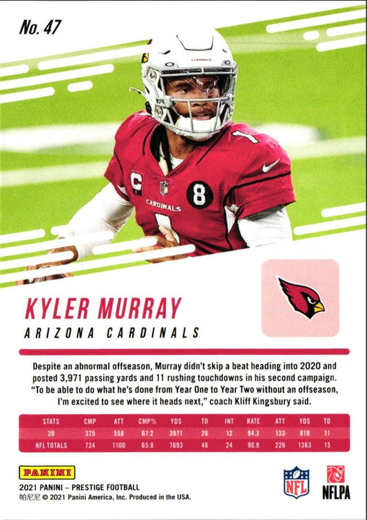 2021 Panini Prestige Kyler Murray