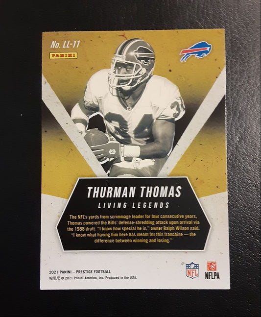 2021 Panini Prestige Living Legends Thurman Thomas