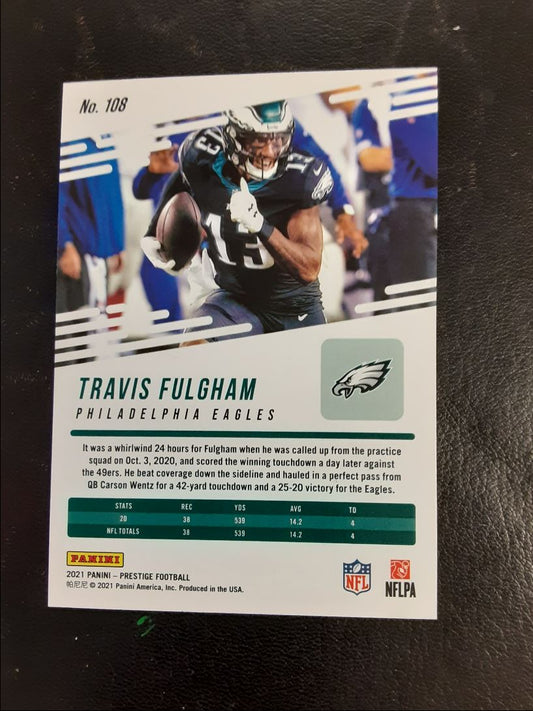 2021 Panini Prestige Xtra Points Astral Travis Fulgham