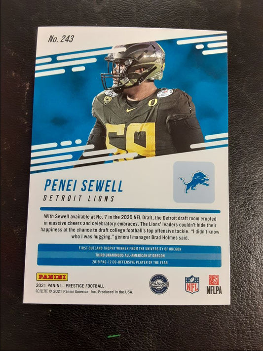 2021 Panini Prestige Xtra Points Astral Penei Sewell