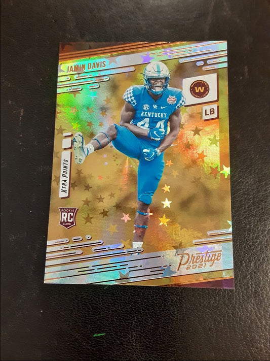 2021 Panini Prestige Xtra Points Astral Jamin Davis