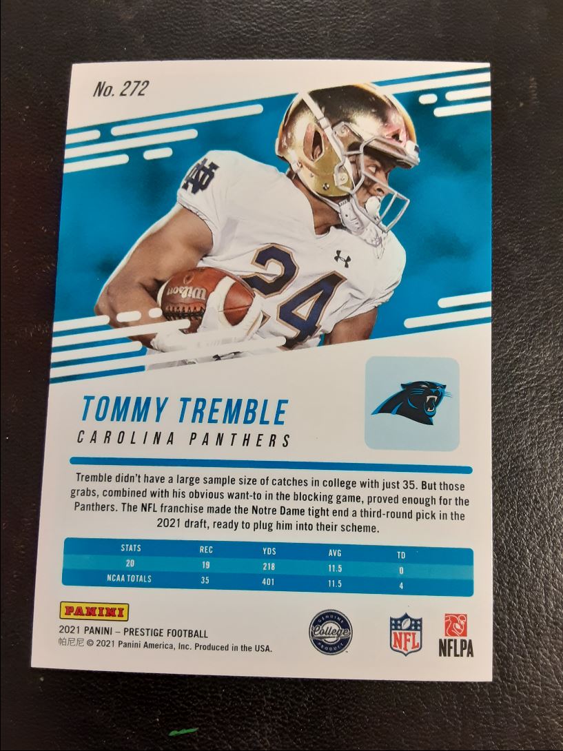 2021 Panini Prestige Xtra Points Astral Tommy Tremble