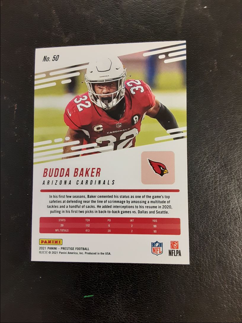 2021 Panini Prestige Xtra Points Astral Budda Baker