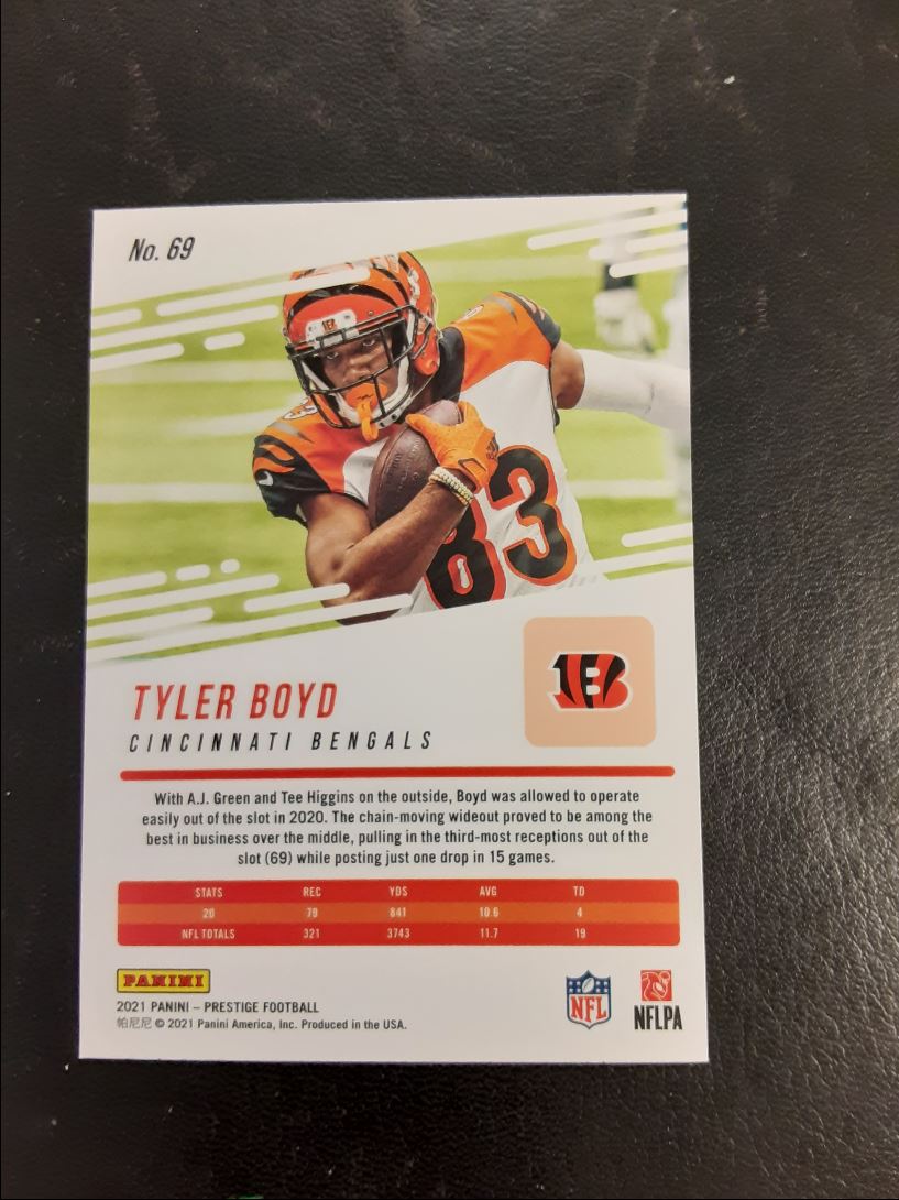 2021 Panini Prestige Xtra Points Astral Tyler Boyd