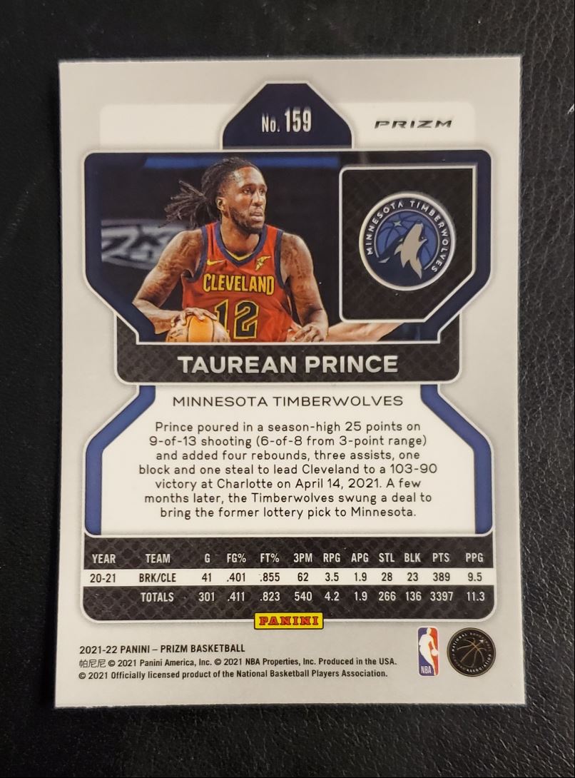 2021 Panini Prizm Taurean Prince