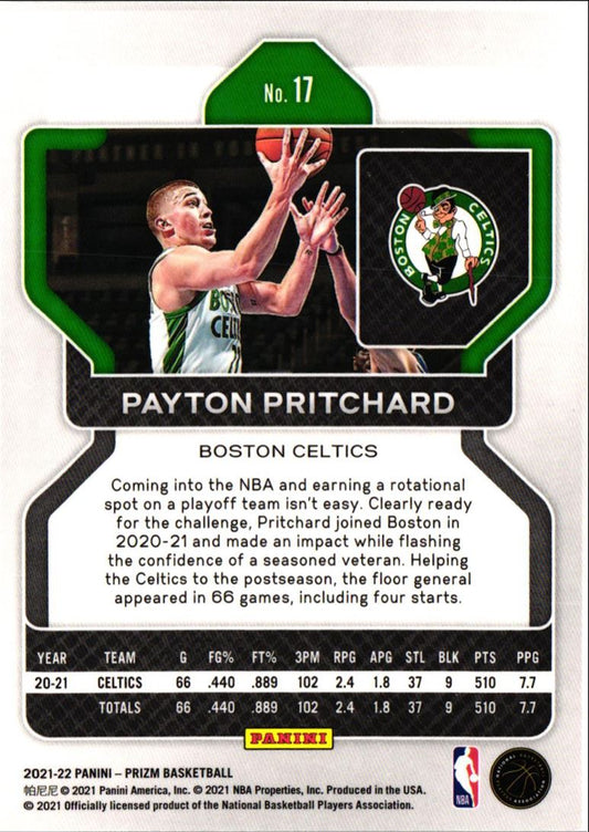 2021 Panini Prizm Payton Pritchard