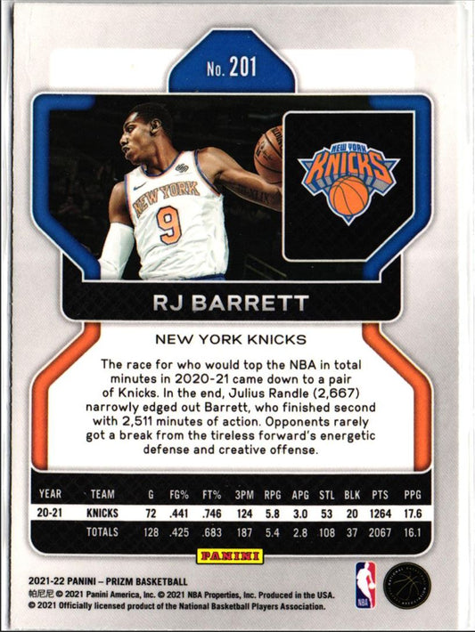 2021 Panini Prizm RJ Barrett