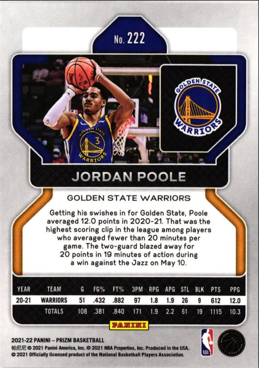 2021 Panini Prizm Jordan Poole