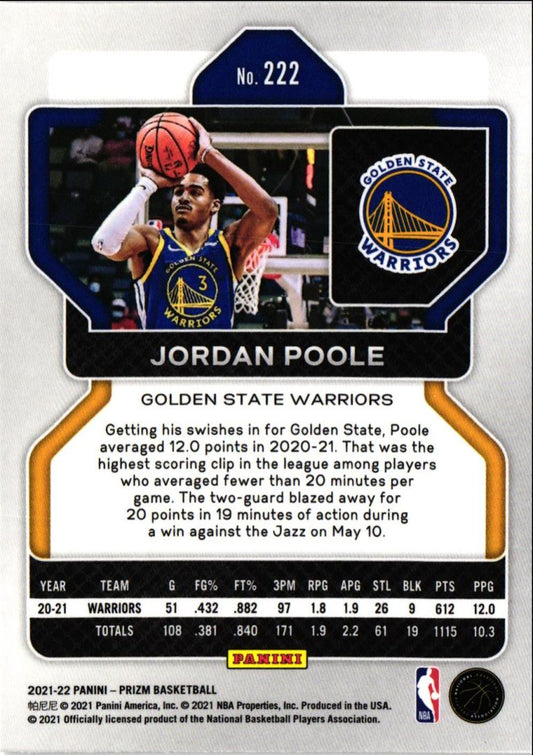 2021 Panini Prizm Jordan Poole