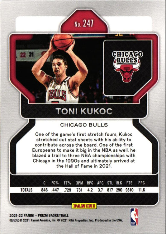 2021 Panini Prizm Toni Kukoc