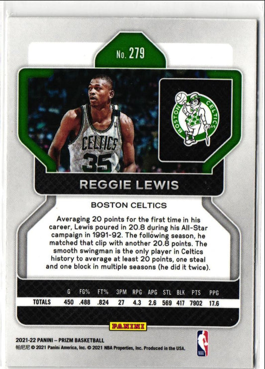 2021 Panini Prizm Reggie Lewis