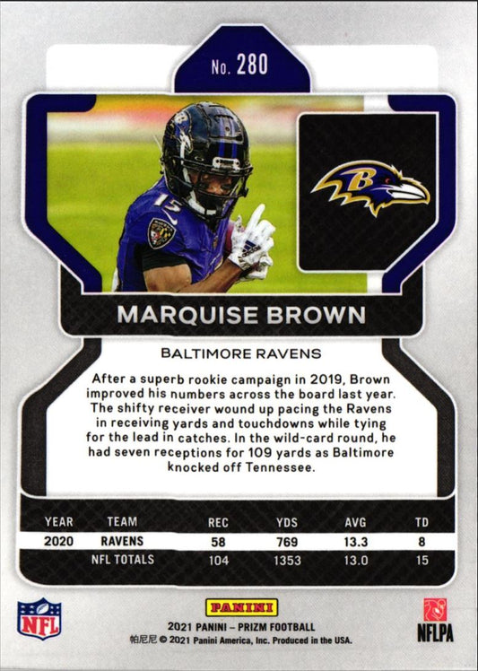 2021 Panini Prizm Marquise Brown