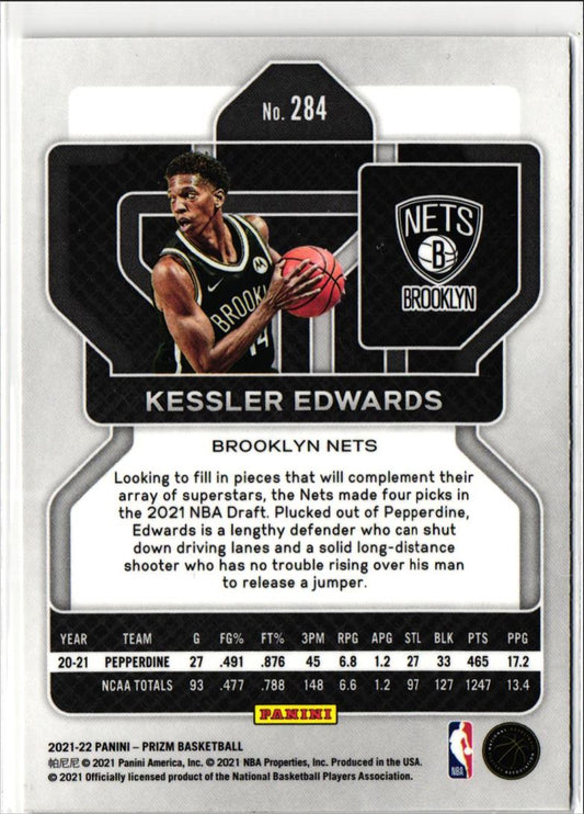 2021 Panini Prizm Kessler Edwards