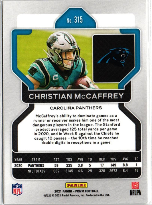 2021 Panini Prizm Christian McCaffrey