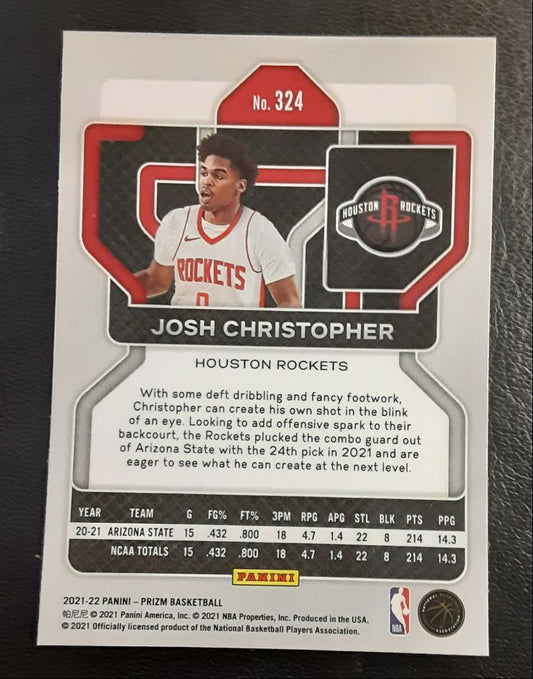 2021 Panini Prizm Josh Christopher