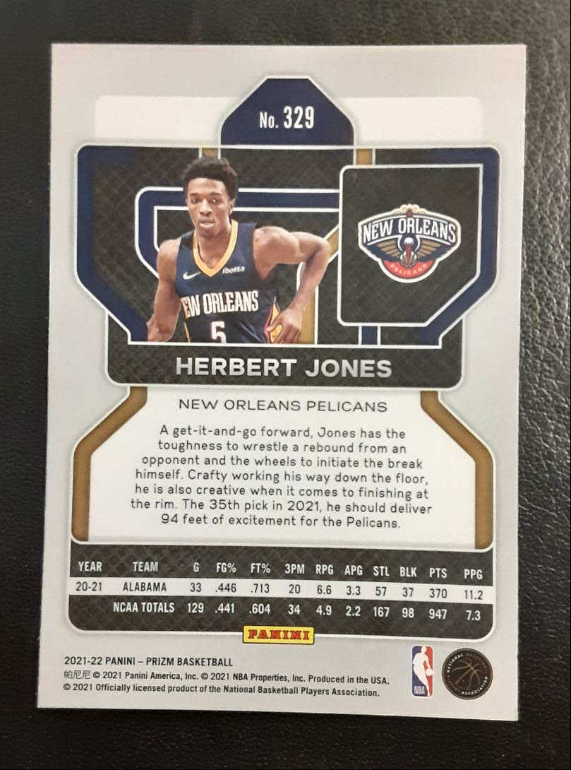 2021 Panini Prizm Herbert Jones