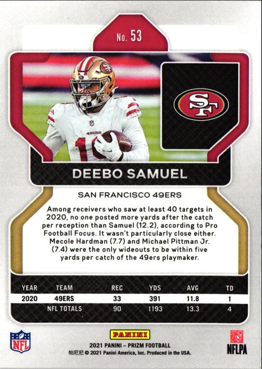 2021 Panini Prizm Deebo Samuel