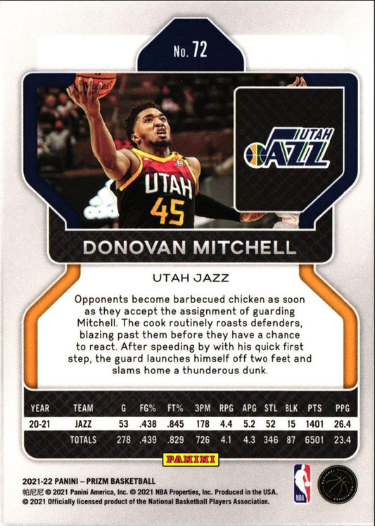 2021 Panini Prizm Donovan Mitchell