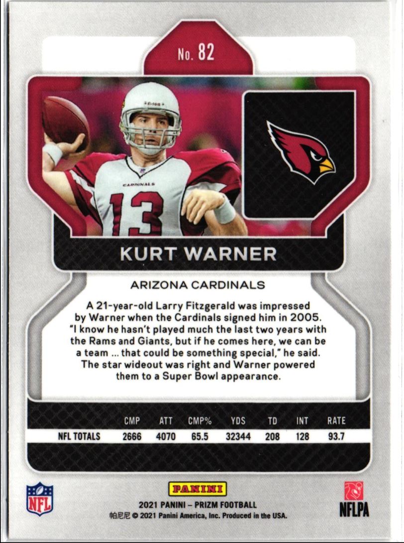 2021 Panini Prizm Kurt Warner