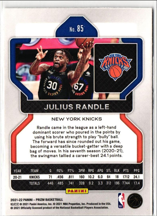 2021 Panini Prizm Julius Randle