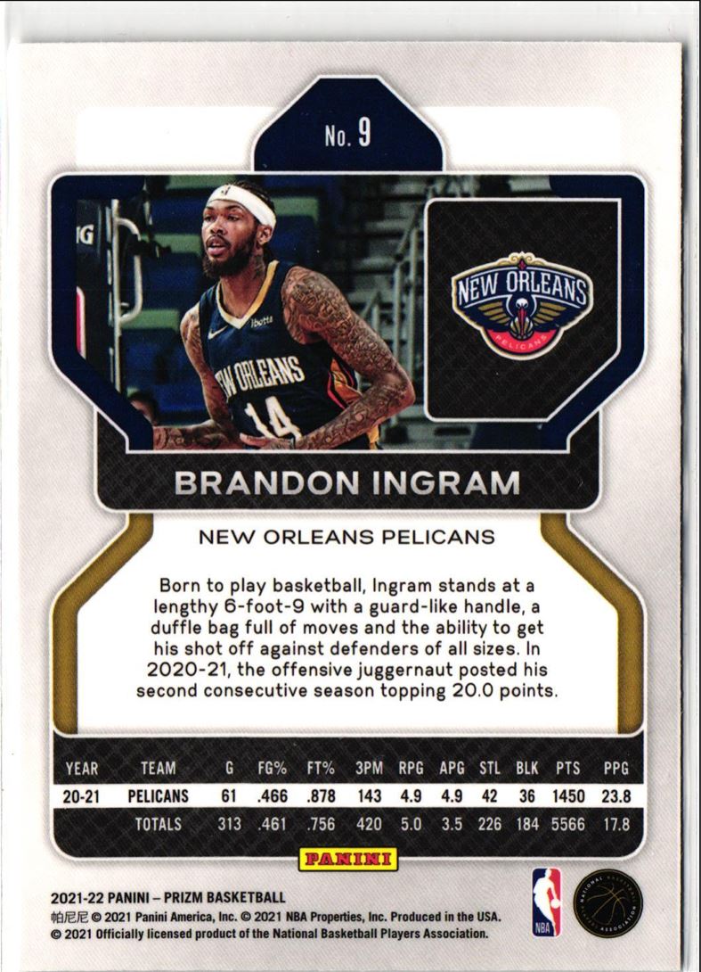 2021 Panini Prizm Brandon Ingram