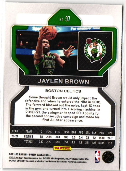 2021 Panini Prizm Jaylen Brown