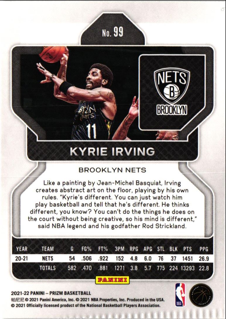 2021 Panini Prizm Kyrie Irving