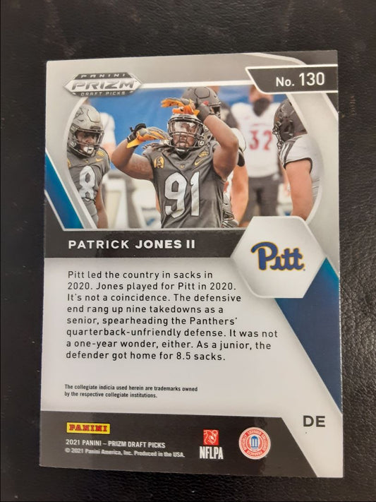 2021 Panini Prizm Collegiate Draft Patrick Jones II