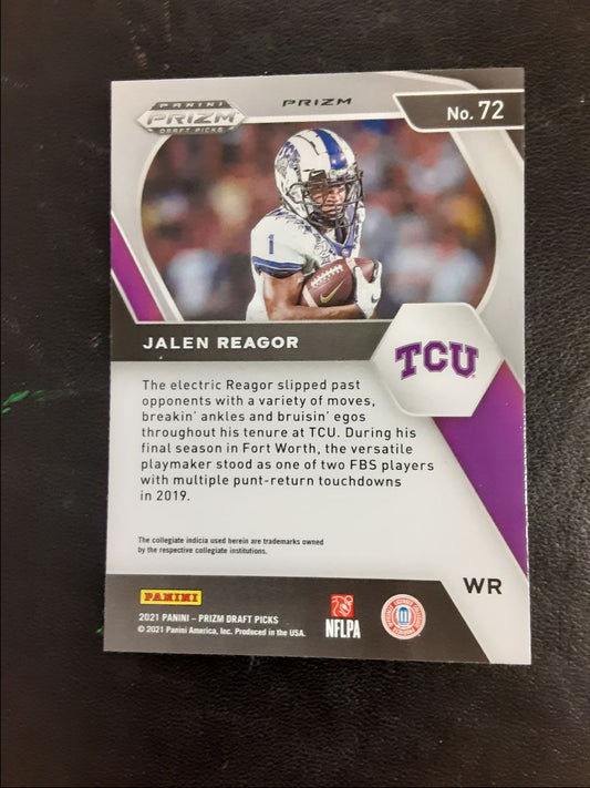 2021 Panini Prizm Collegiate Draft Silver Prizm Jalen Reagor