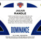 2021 Panini Prizm Dominance Julius Randle