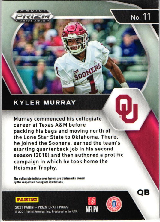 2021 Panini Prizm Draft Picks Kyler Murray