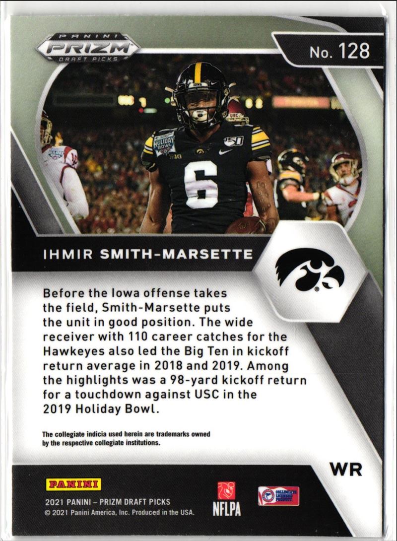 2021 Panini Prizm Draft Picks Ihmir Smith-Marsette