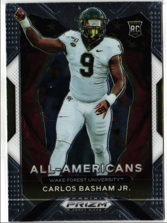 2021 Panini Prizm Draft Picks All-Americans Carlos Basham Jr.